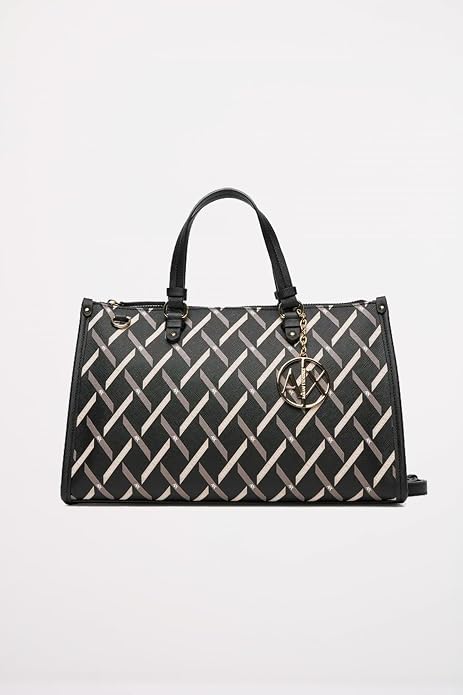 Armani Exchange Medium Top Handle Bag - Black#0014