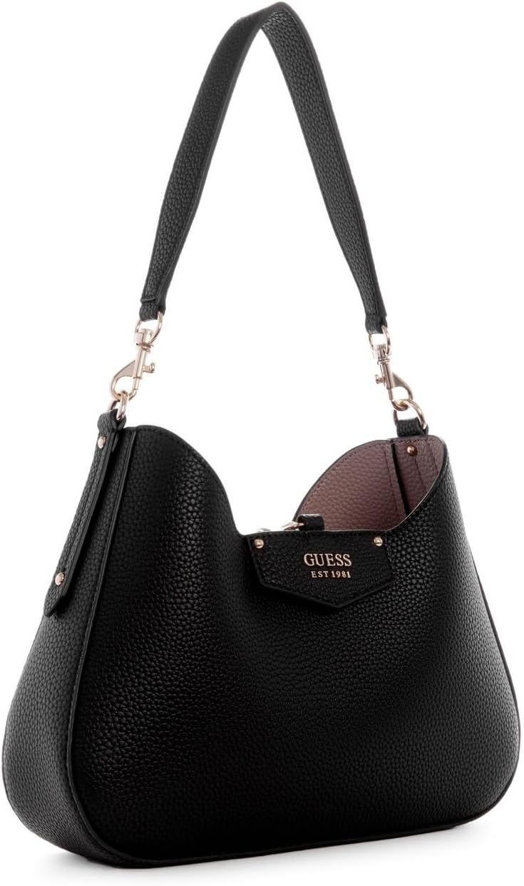 Guess Black Leather Shoulder Bag For Women 4#