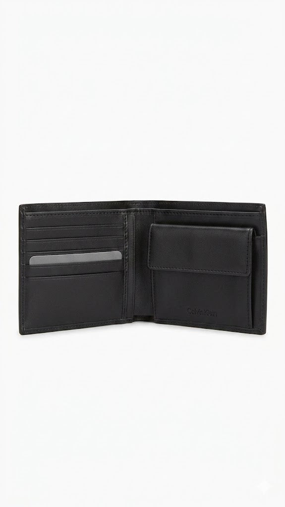 Calvin Klein Slimfold Wallet & Keychain Gift Set – Premium Leather Collection#35