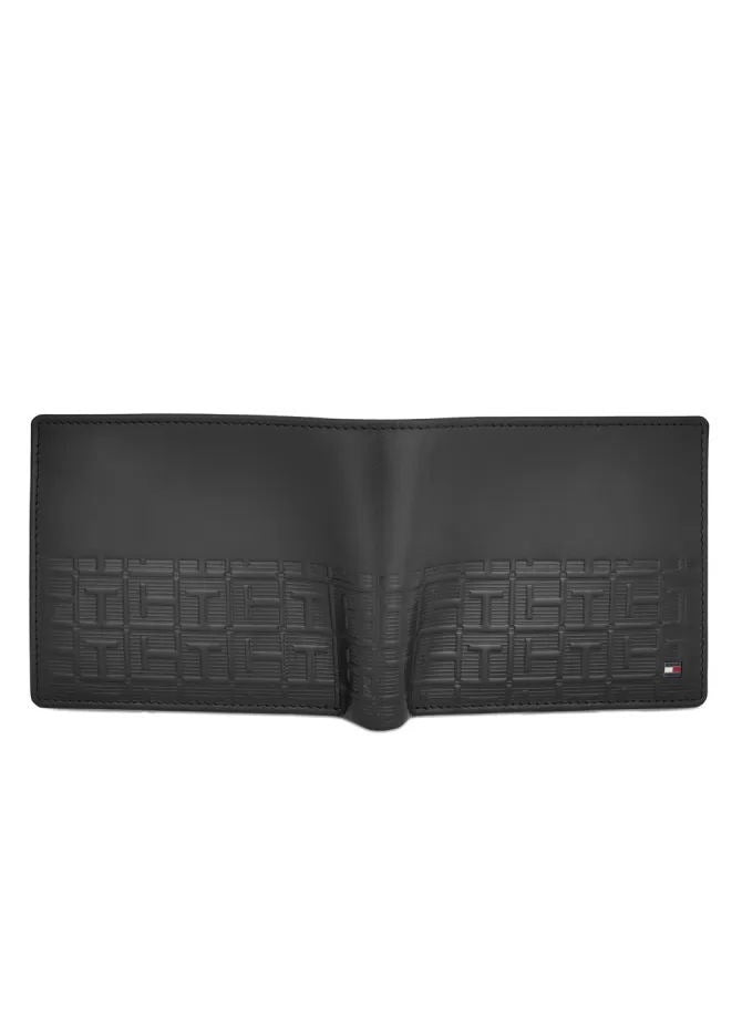 TH Black Leather Wallet For Men #22