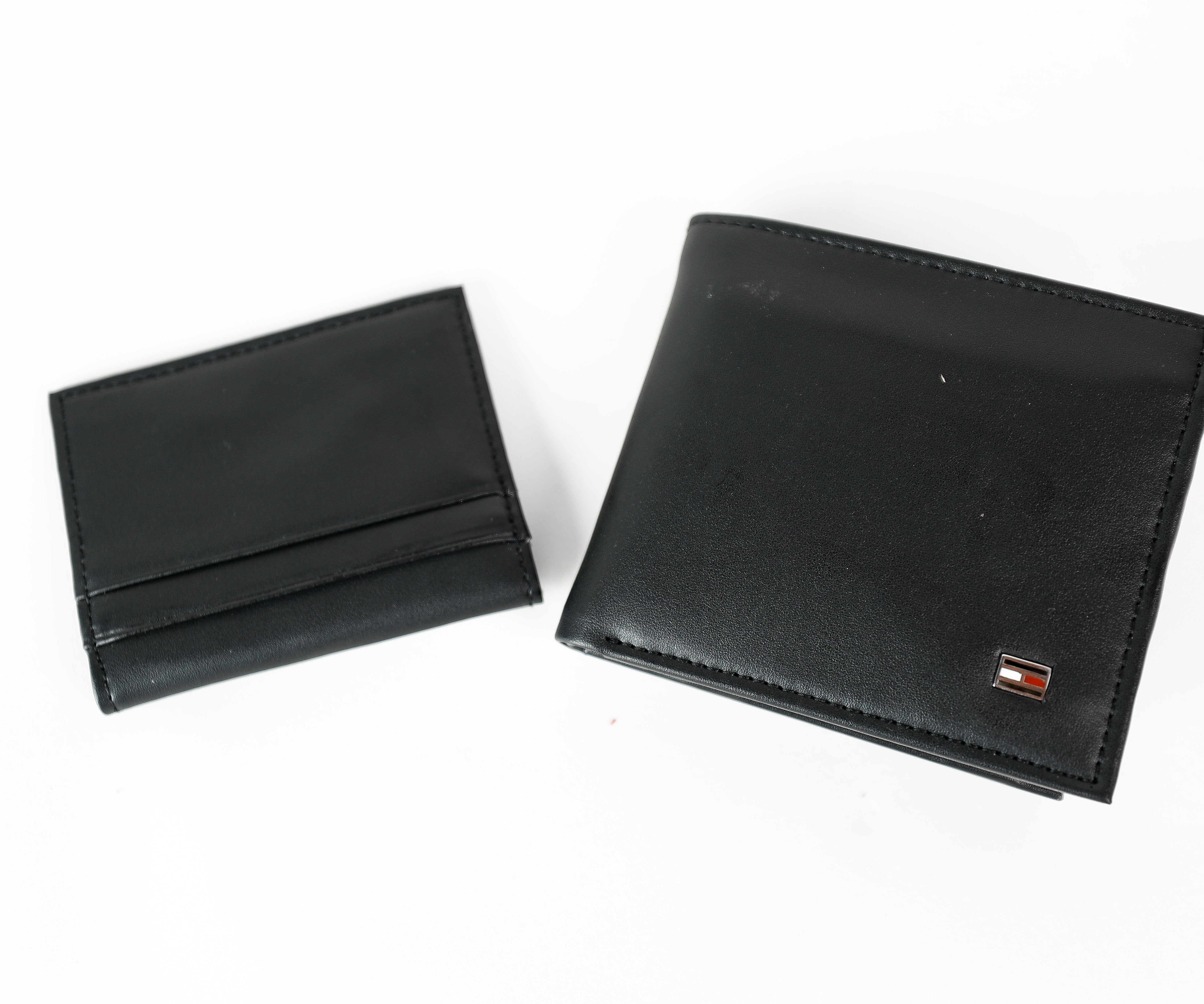 TH Black Leather Wallet For Men #45