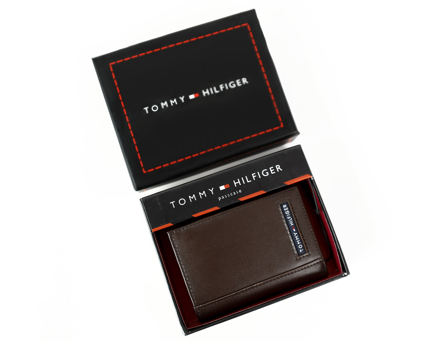 TH Brown Trifold Wallet For Men 3#