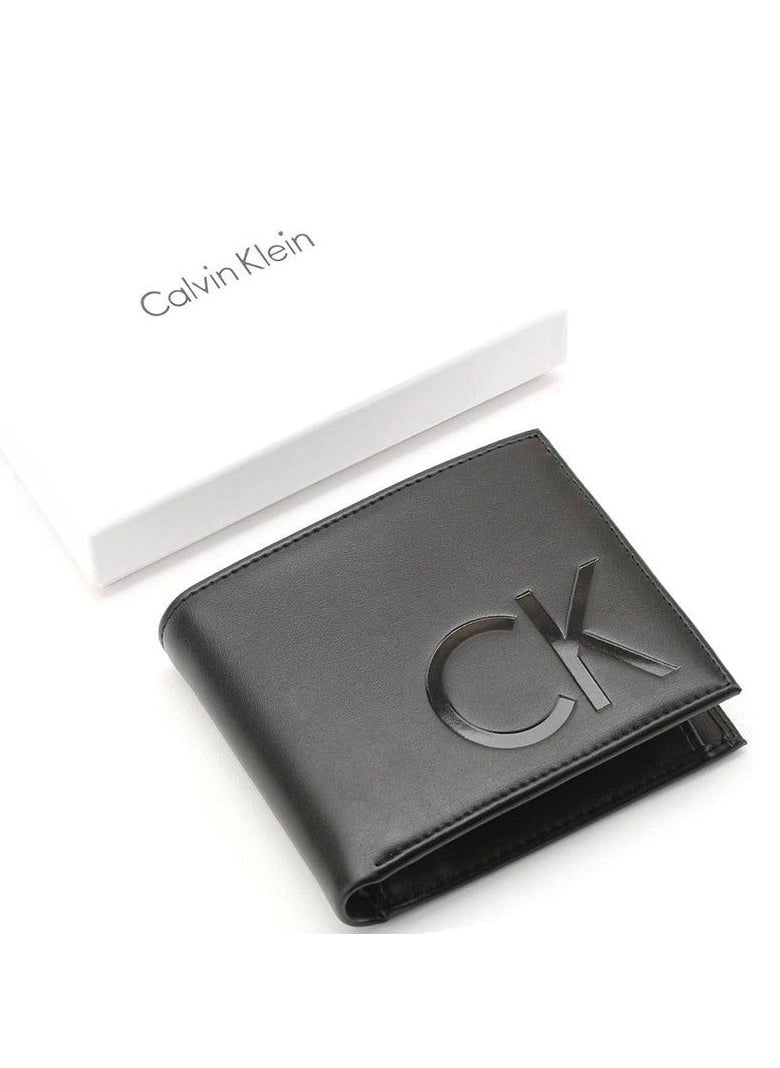 CK Black Leather Wallet For Men #19