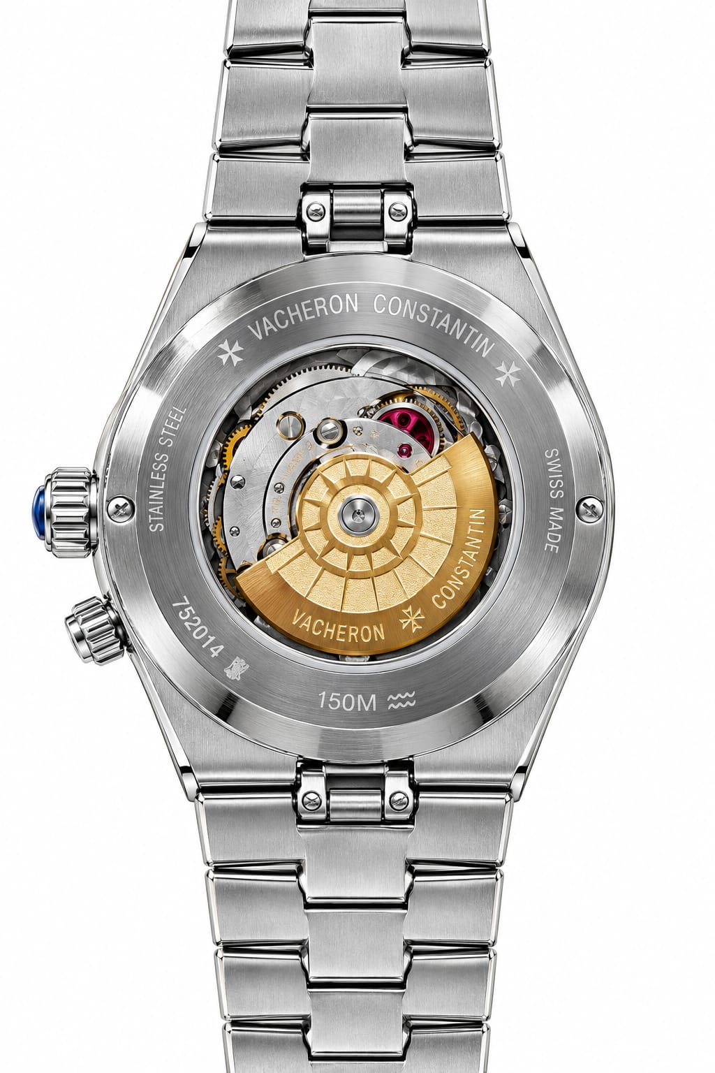 Vacheron Constantin Overseas Dual Time Automatic Watch – Black Dial, Stainless Steel Case and Bracelet