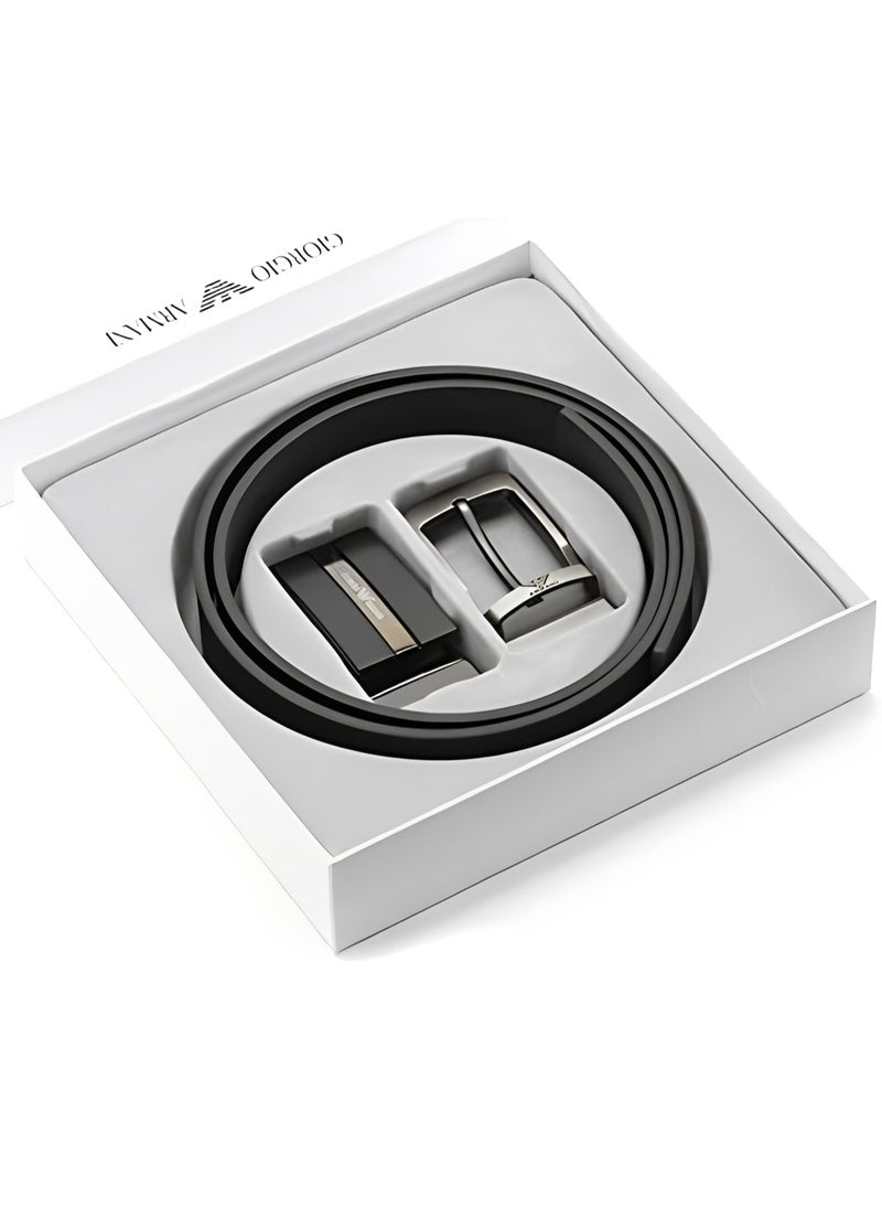 EA Leather Belt Set For Men #4