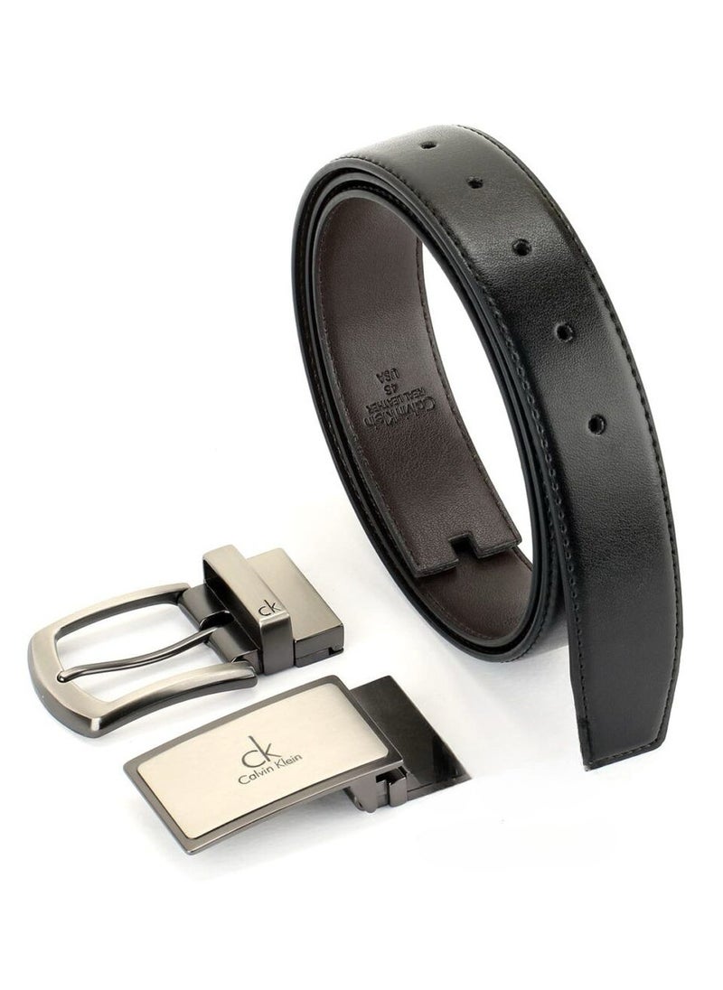 CK Leather Belt Set For Men #S-03