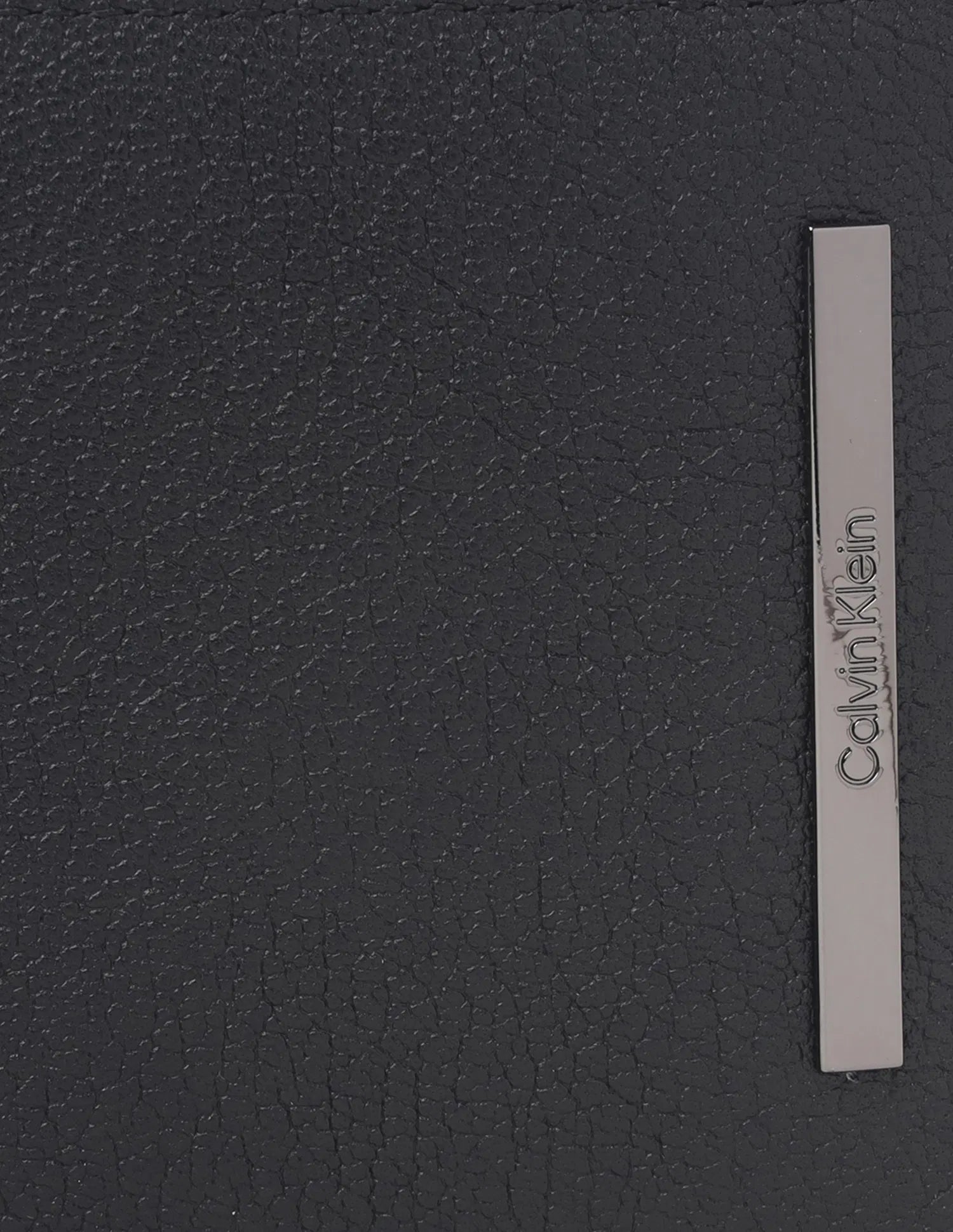 CK Modern Bar Logo Bi-Fold Wallet | Genuine Leather #35