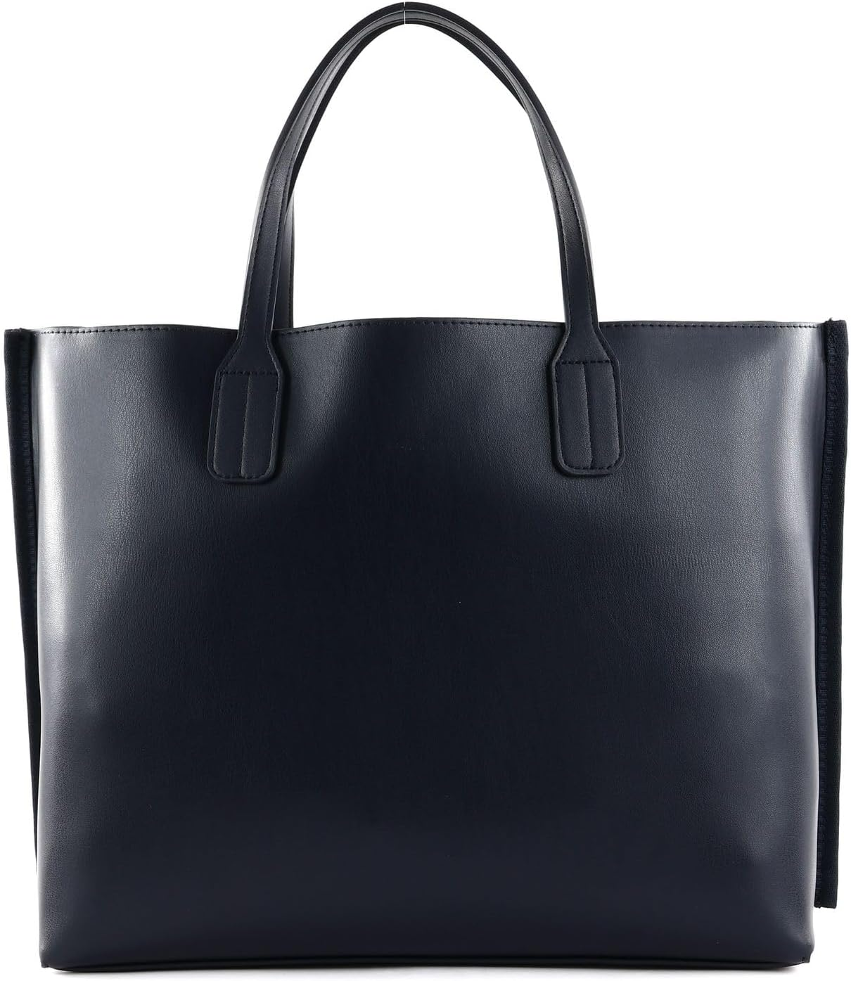 Tommy Hilfiger Black Iconic Logo Detail Textured Tote Bag – Natural/Milk Logo #23