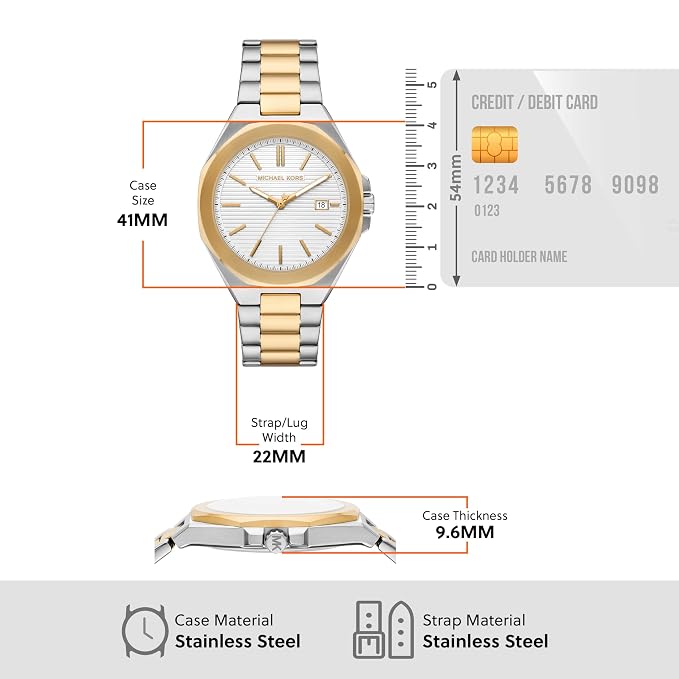 Michael Kors Callum MKO1181 Men's 2-Tone Stainless Steel Watch