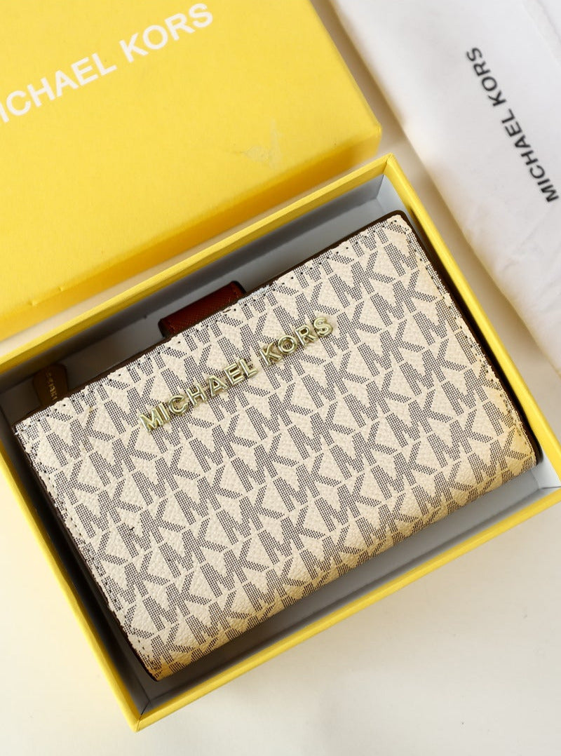 MK Beige Wallet For Women 95#