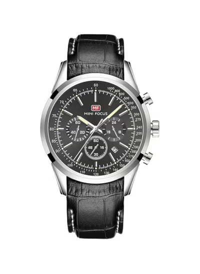 Mini Focus Casual Men's Analog Watch with Genuine Leather Strap – MF0116G.03