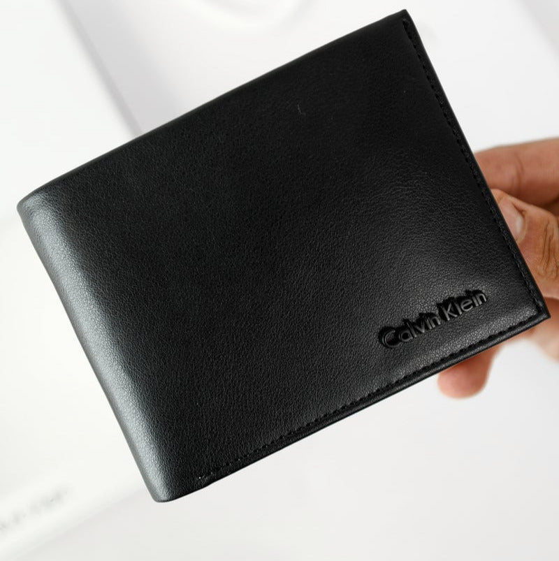 CK Black Leather Wallet For Men #32