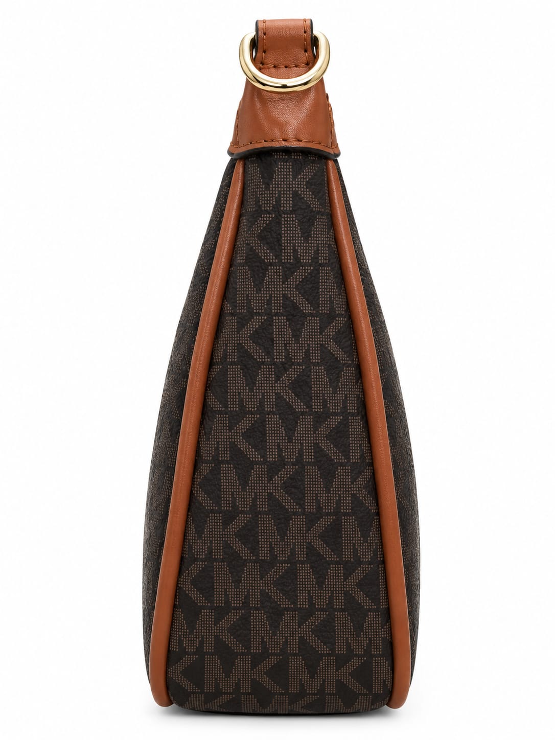 Michael Kors Signature Monogram Shoulder Bag with Gold Chain#0077