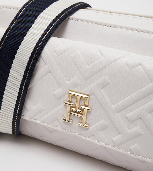Tommy Hilfiger Monogram Embossed Camera Bag