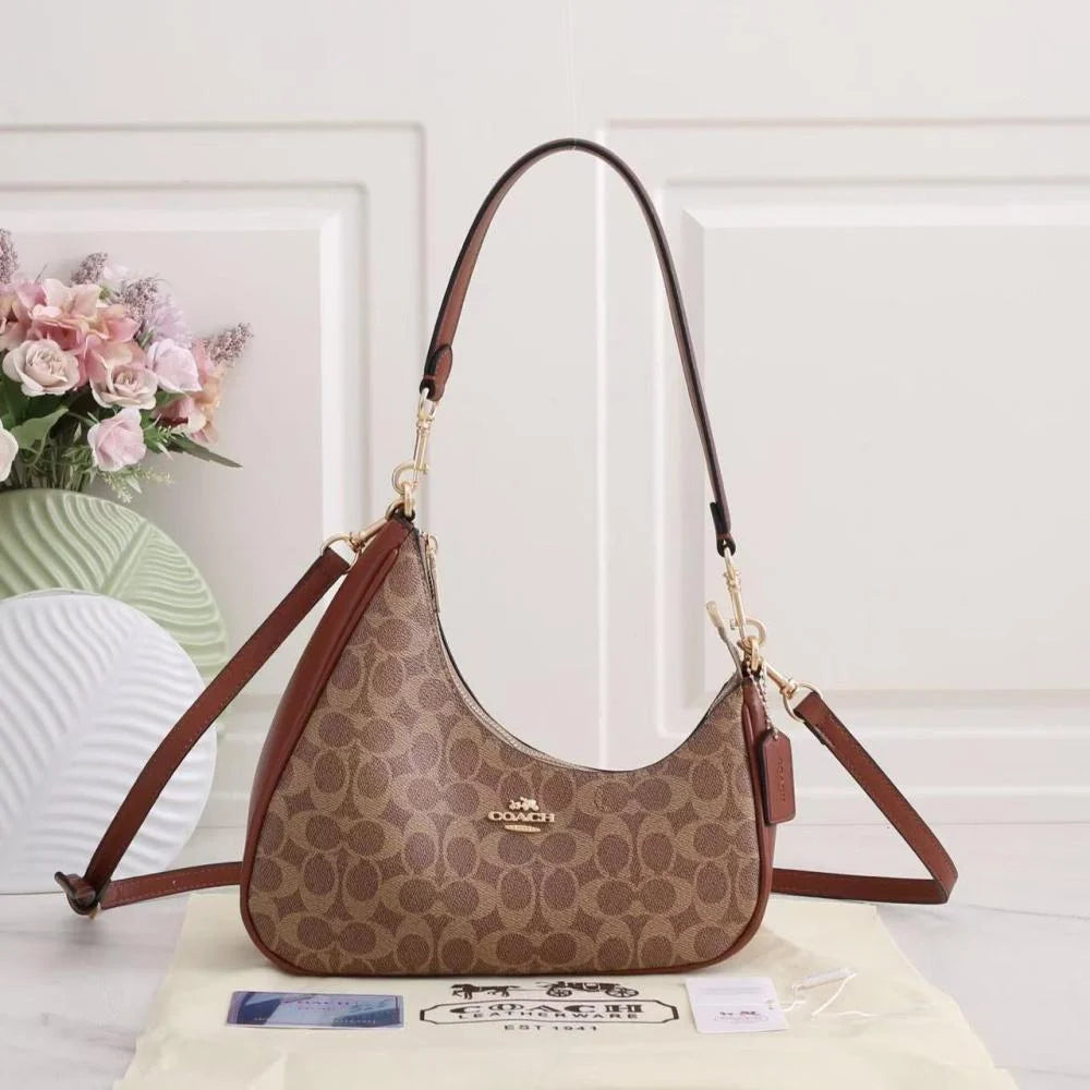 Twisted Teri Shoulder Bag in Signature Canvas – Versatile Shoulder & Crossbody Bag #46