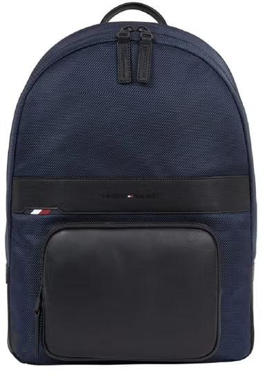 Tommy Hilfiger Men's Essential Backpack – Blue Lightweight Laptop & Everyday Backpack#BU-2