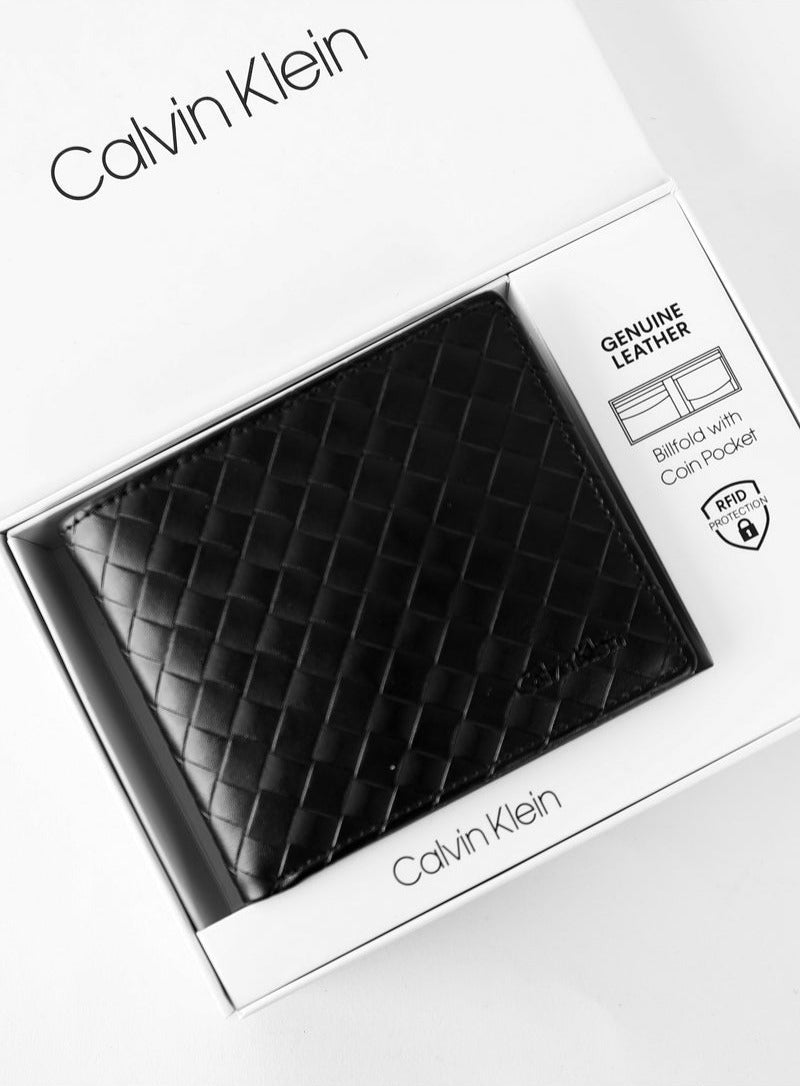 CK Black Leather Wallet For Men #31