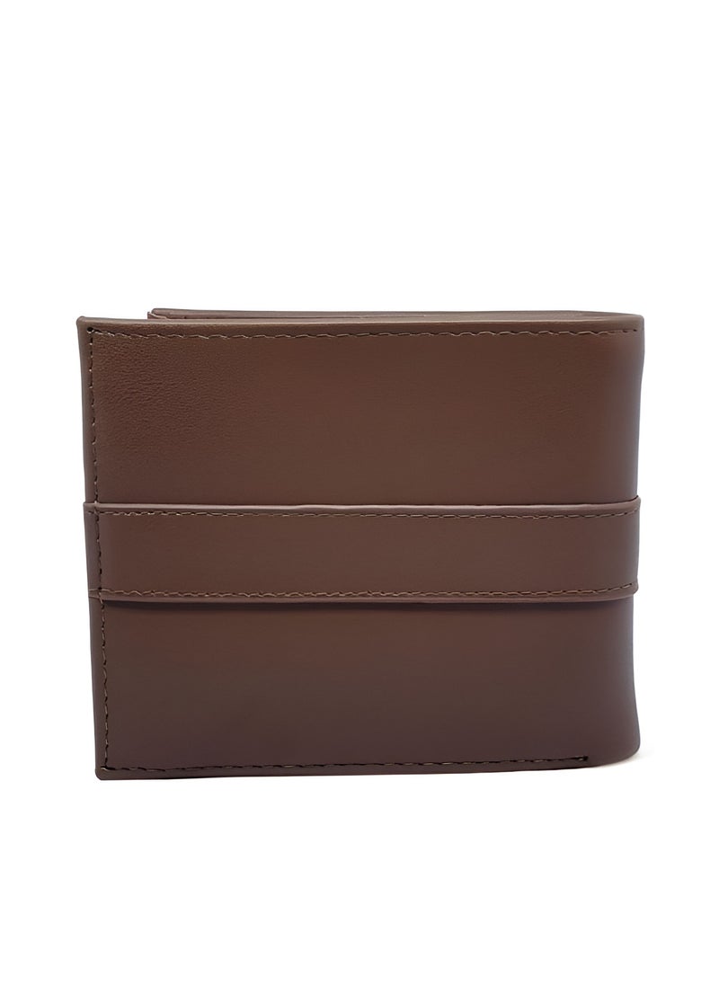 TH Brown Leather Wallet For Men #38