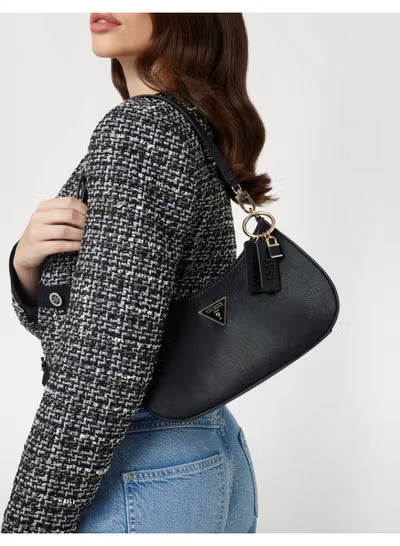 GUESS Noelle Saffiano Shoulder Bag for Women – Black#13