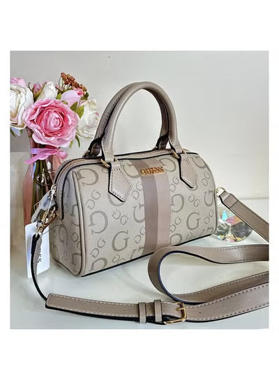 Guess Beige Women Handbag HG997808 – Elegant Leather Handbag for Everyday Use#017