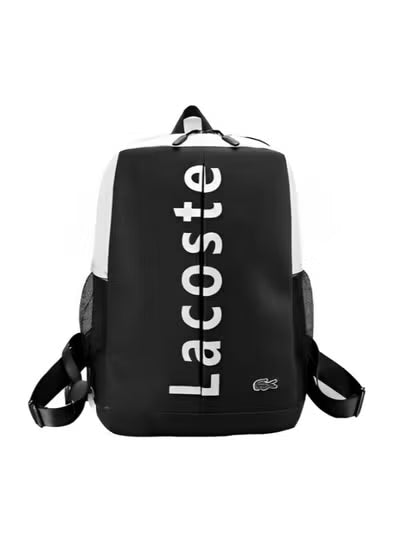 Lacoste Sport Bold Logo Backpack for Men – Black/White#3-100