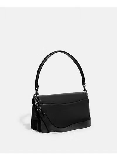 Coach Tabby Shoulder Bag 26 in Signature Canvas Black with Leather Trim – 91215#19