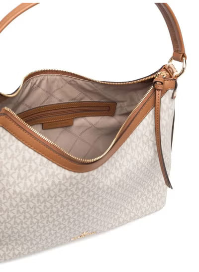 Michael Kors Signature Logo Shoulder Bag Beige#0065