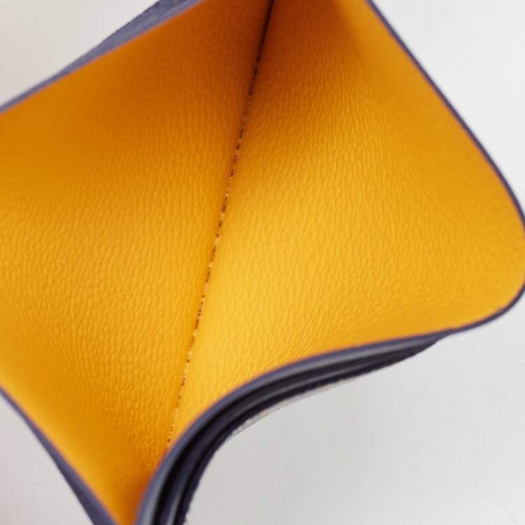 Goyard Saint-Sulpice Card Holder in Goyardine Canvas and Leather – Navy #6