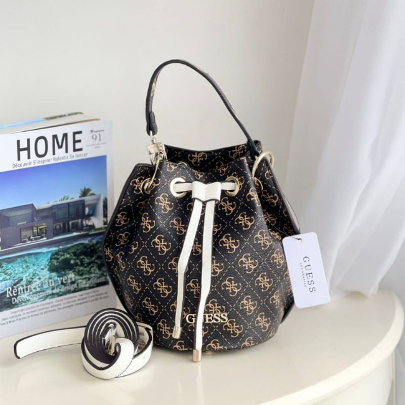 Guess Washington Mini Handbag – Black & Brown, Stylish Everyday Design #10