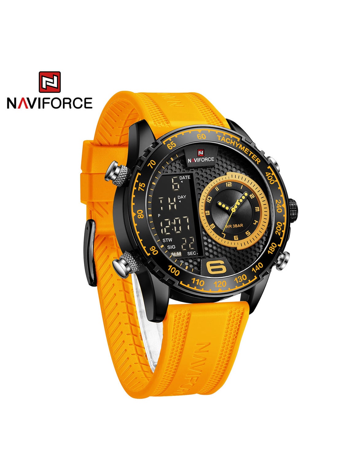 Naviforce Watch For Men NF9199T-B-Y-Y