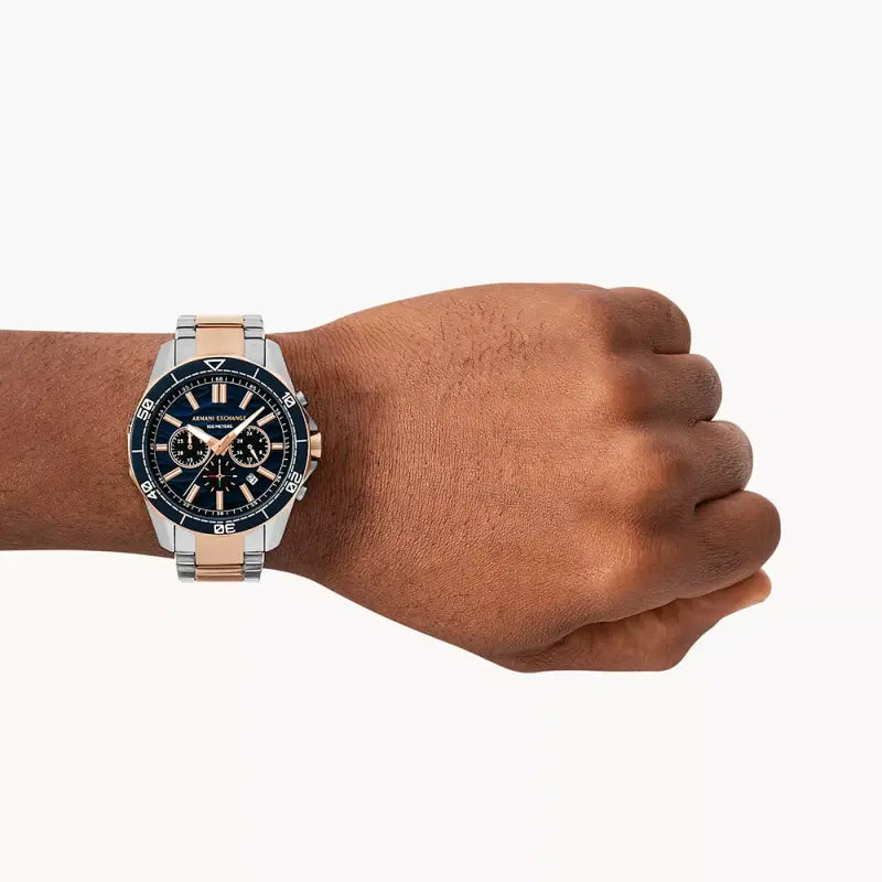 Armani Exchange Spencer Men’s Stainless Steel Watch AX1965 Blue Dial