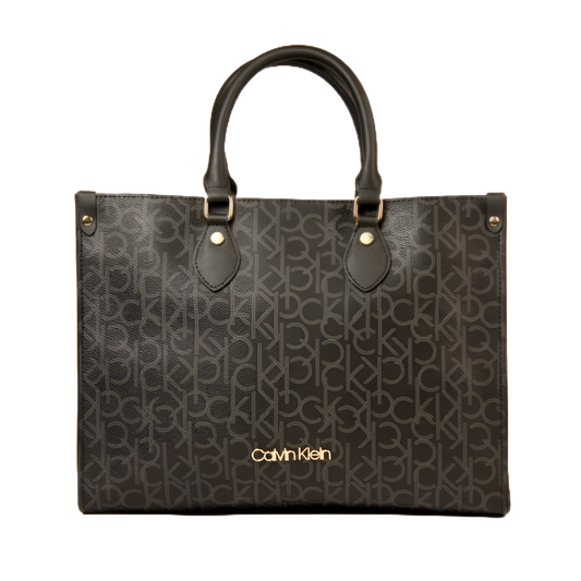 CK Black Monogram Leather BAG For Women 56#