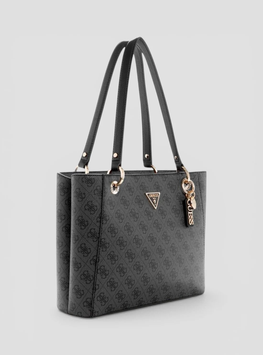 Black logo noelle small tote bag #0208