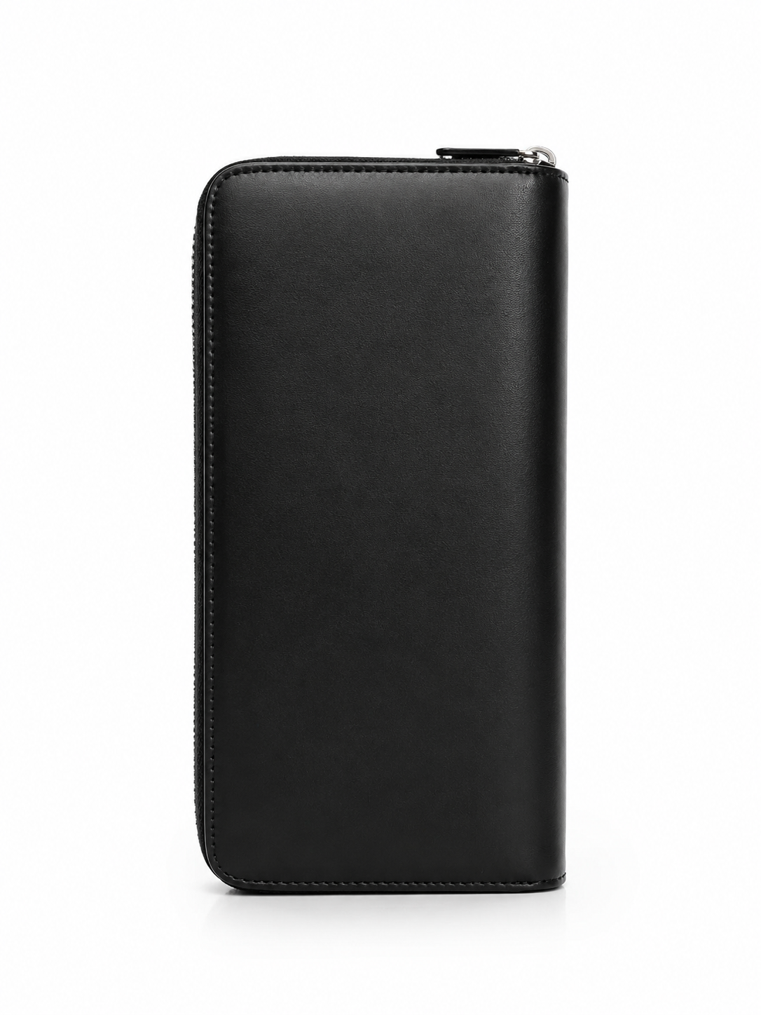 Tommy Hilfiger Zip-Around Wallet – Elegant Black Unisex Modern Design#L-89