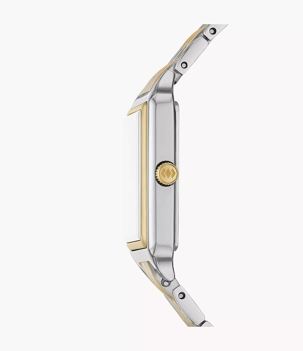 ES5376 Raquel 23 mm Three-Hand Date Two-Tone Stainless-Steel Watch and Bracelet Set