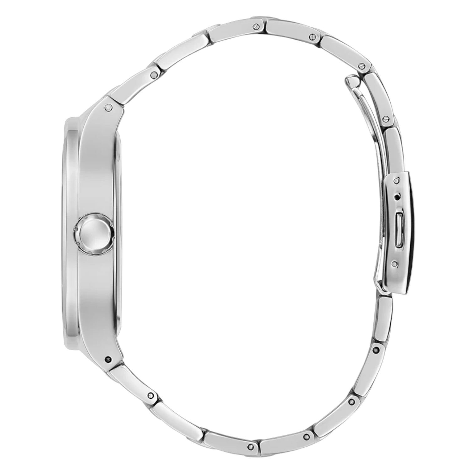 Guess Men’s Watch GW0662G1 – Square Black Dial Stainless Steel Silver Bracelet Quartz Analog Day & Date Watch