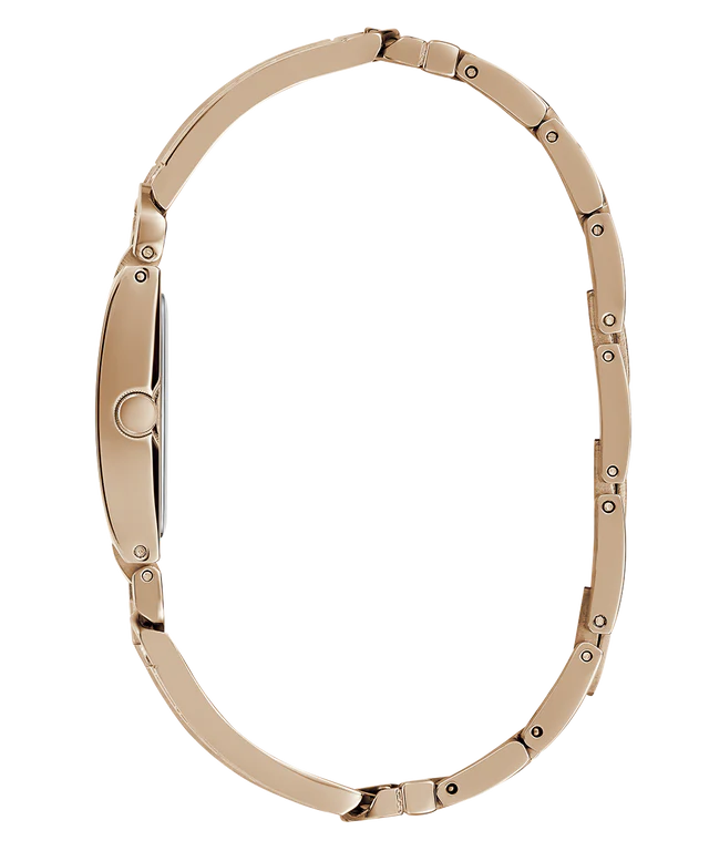 GUESS Women’s Watch – Rose Gold Tone Rectangle Design | Elegant & Sustainable Style