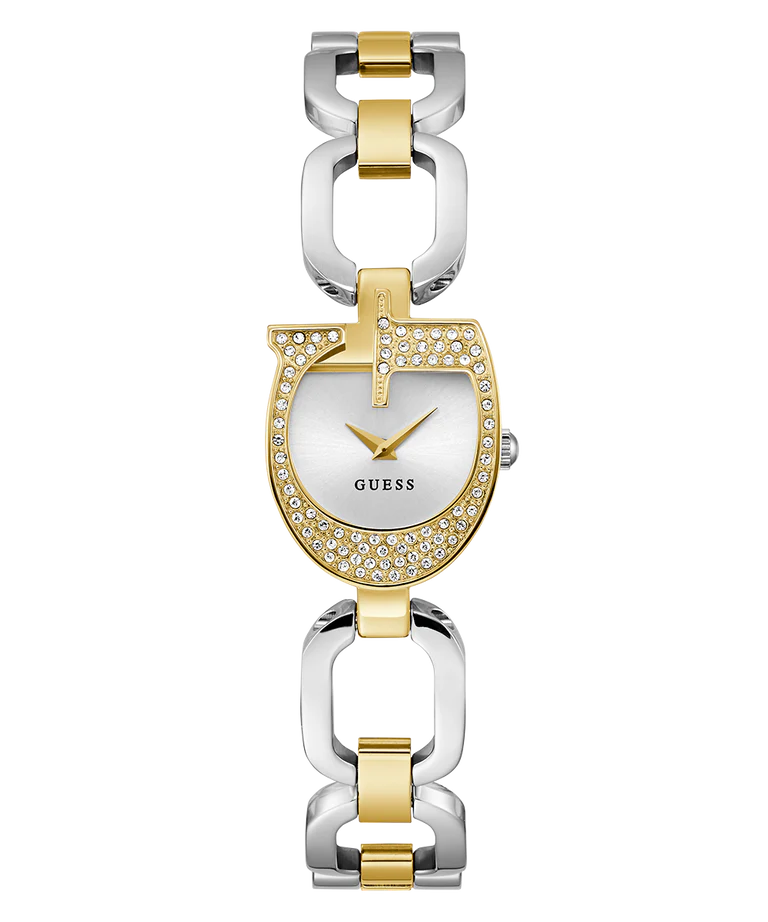 GUESS Women’s Watch – Model GW0683L6 | Two-Tone Gold & Silver G-Logo Design