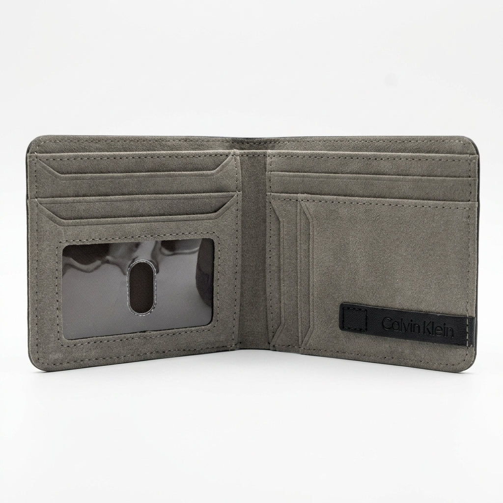 Calvin Klein Men's Leather Wallet & Belt Gift Set - Black #09