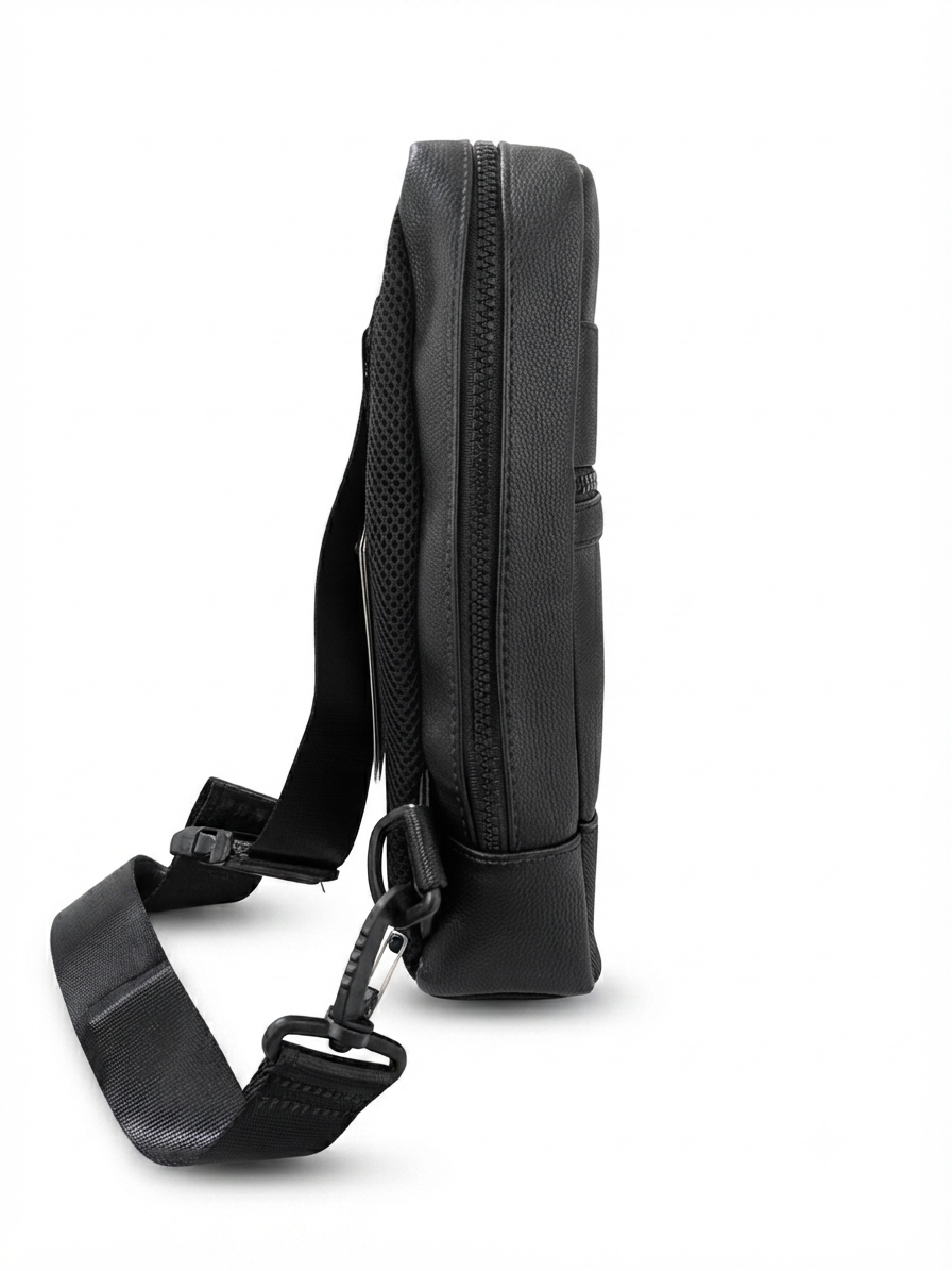Tommy Hilfiger Men's Chic Crossbody Sling Bag - Black #0062