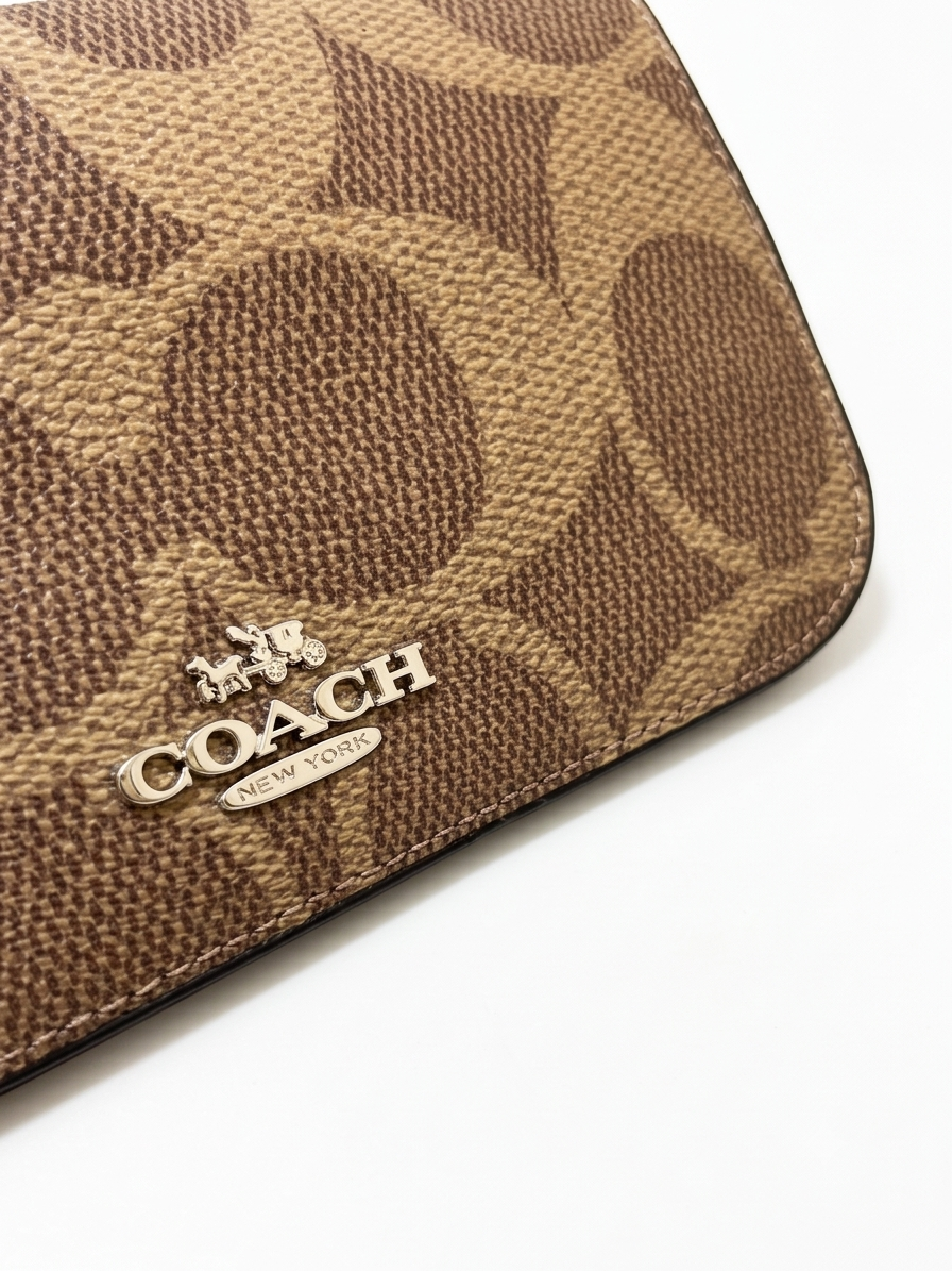 🧡 Coach Signature Canvas Crossbody Bag #0062