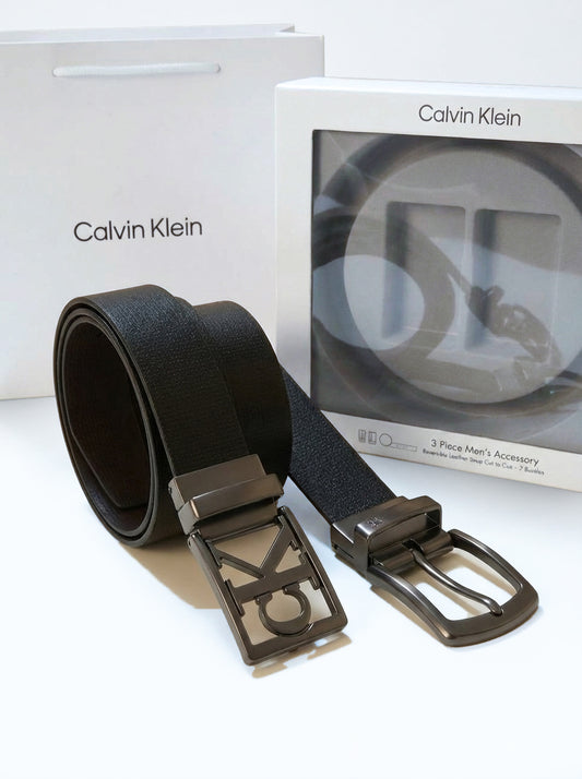 Calvin Klein Leather Double Face Belt 66#