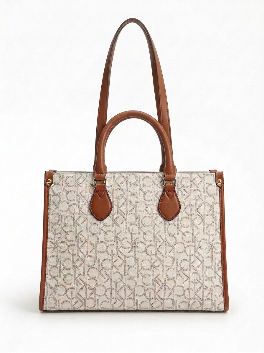 Calvin Klein Classic Monogram Tote Bag 👜 #0026