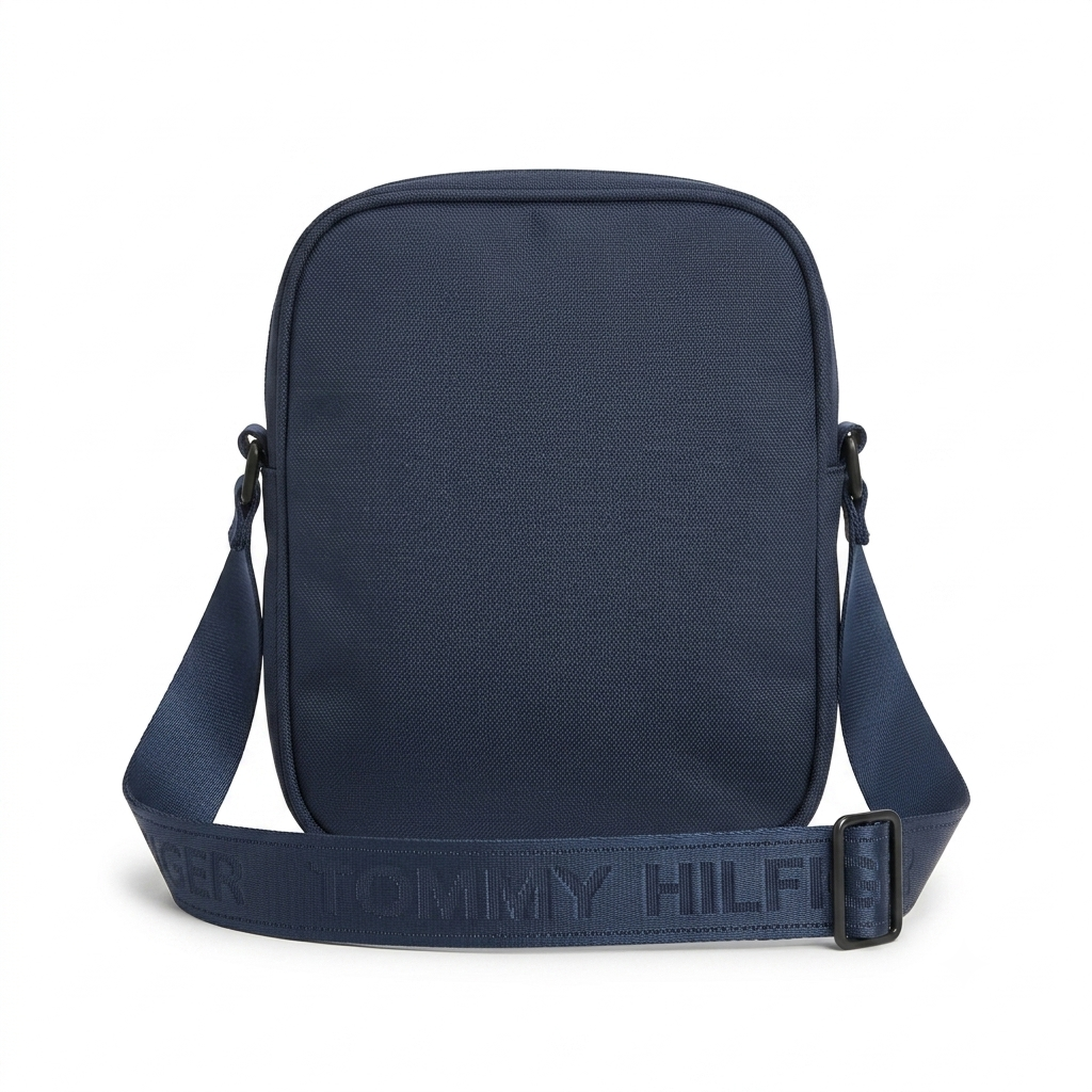 Tommy Hilfiger Men's Casual Crossover Crossbody Bag - Navy Blue #0068