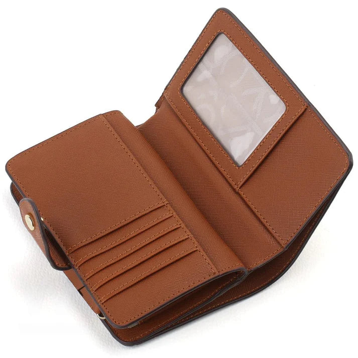 CK Brown Leather Wallet For Women 95#
