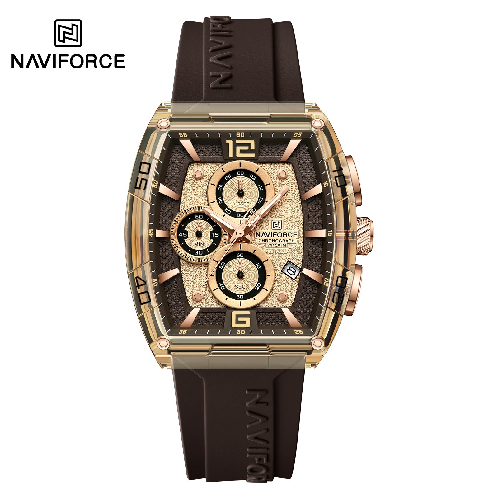 Naviforce Watch for Men NF6101 RG/Y/CE