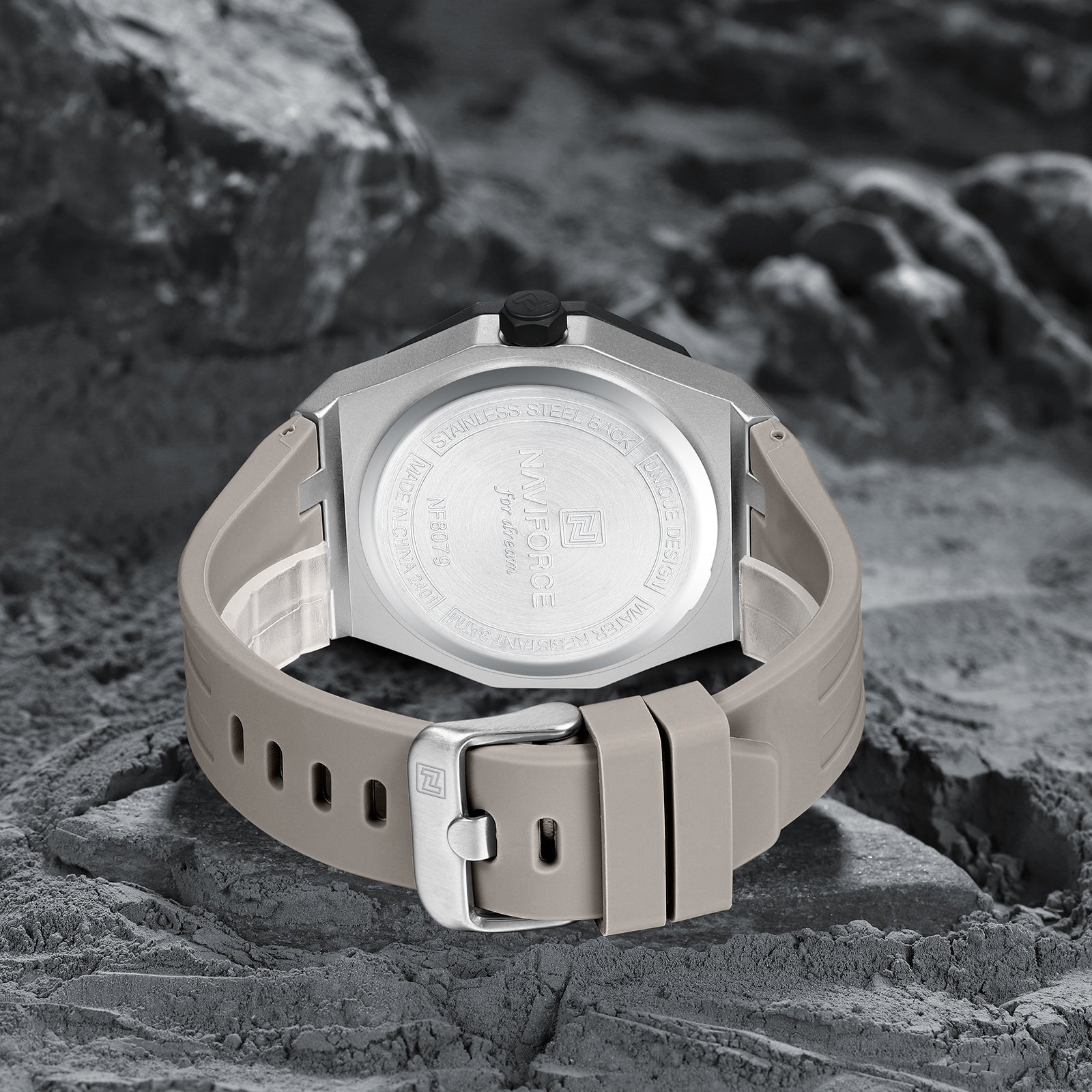 Naviforce NF8079 S/B/B.GY LumiDate Edition