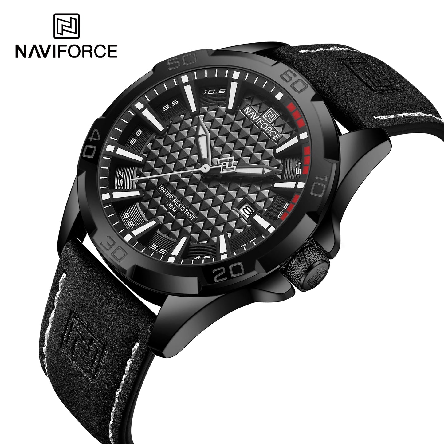 Naviforce Watch For Men NF8023 BWB