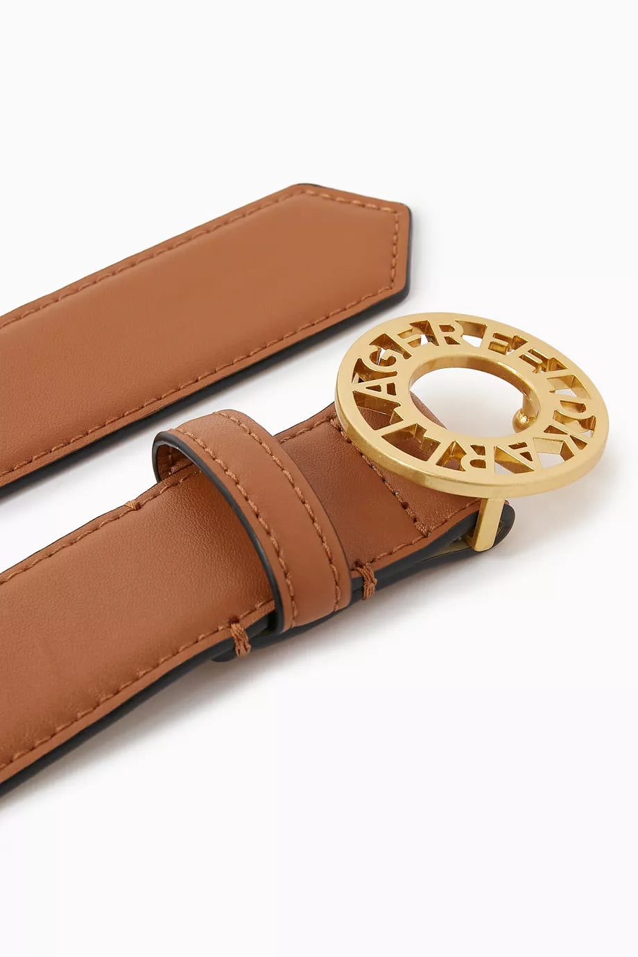KL Tan Leather Belt For Women 25#