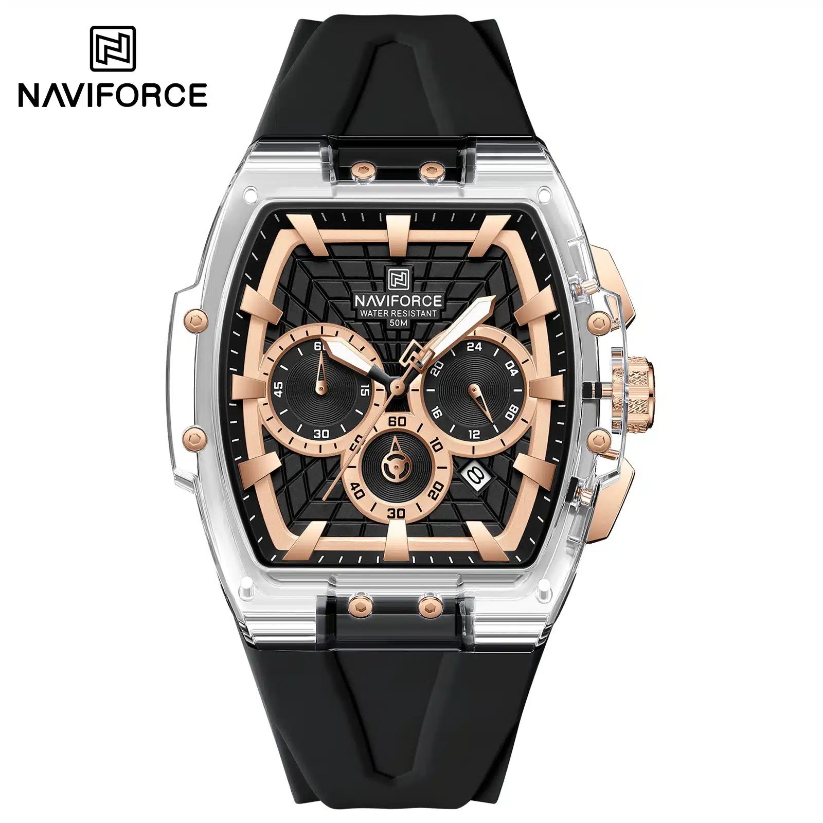 Naviforce NF6113 S/RG/B Apex Chronograph Series